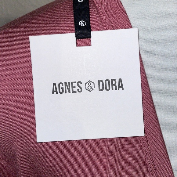 Agnes & Dora XXL Dusty Rose Kimono Tie Top 3/4 Dolman Sleeves NWT - Picture 6 of 9